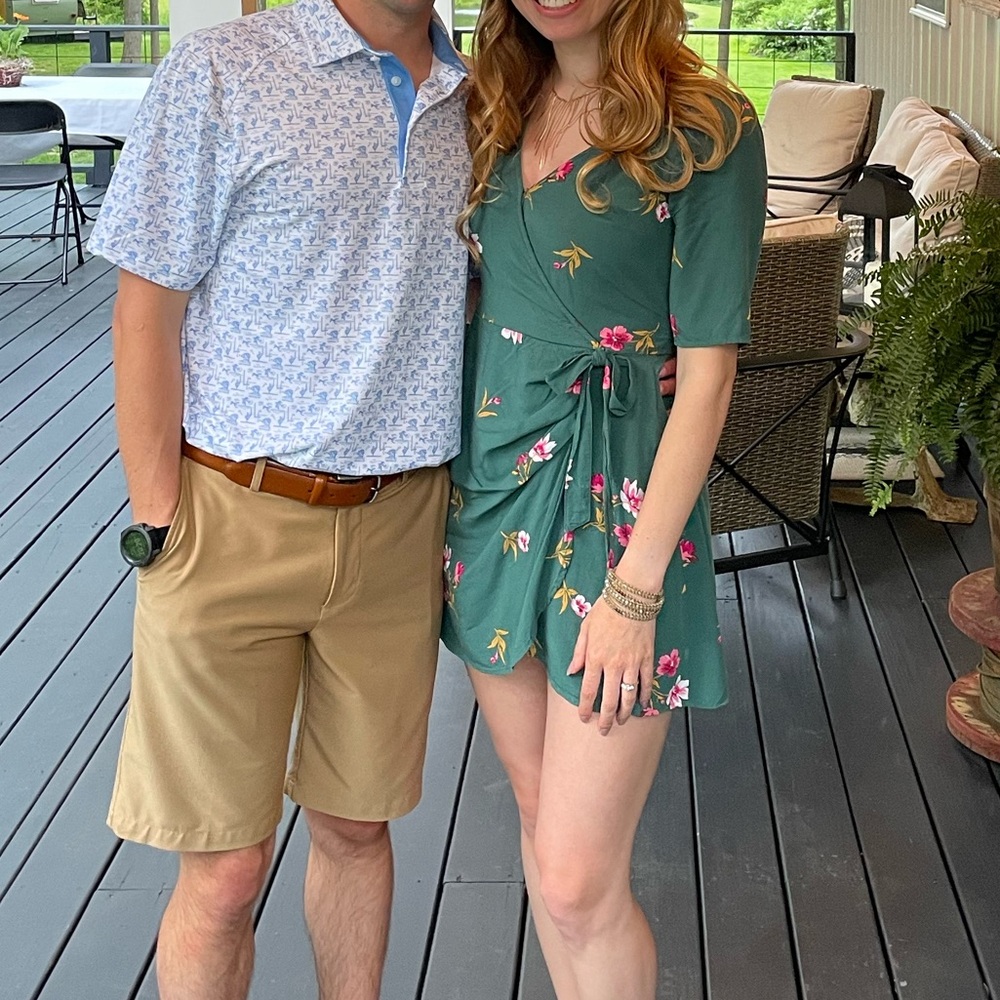 Abercrombie & Fitch Floral Wrap Dress